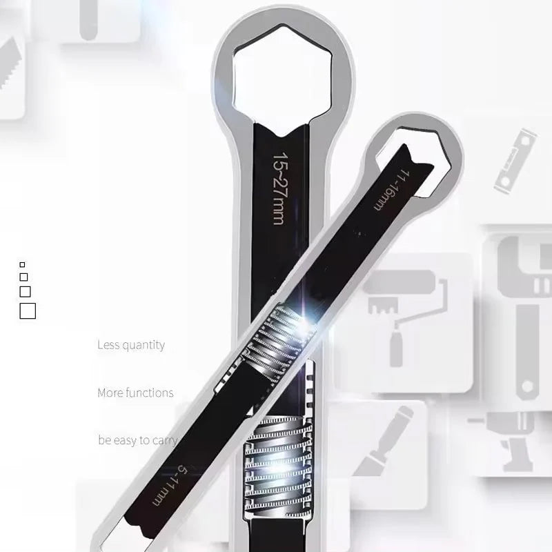GRIPPRO: JUEGO DE 2 LLAVES AJUSTABLES 🛠️✨
