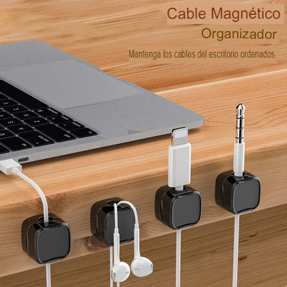 MAGNETICABLE: ORGANIZADOR MAGNÉTICO DE CABLES X6 🧲📎