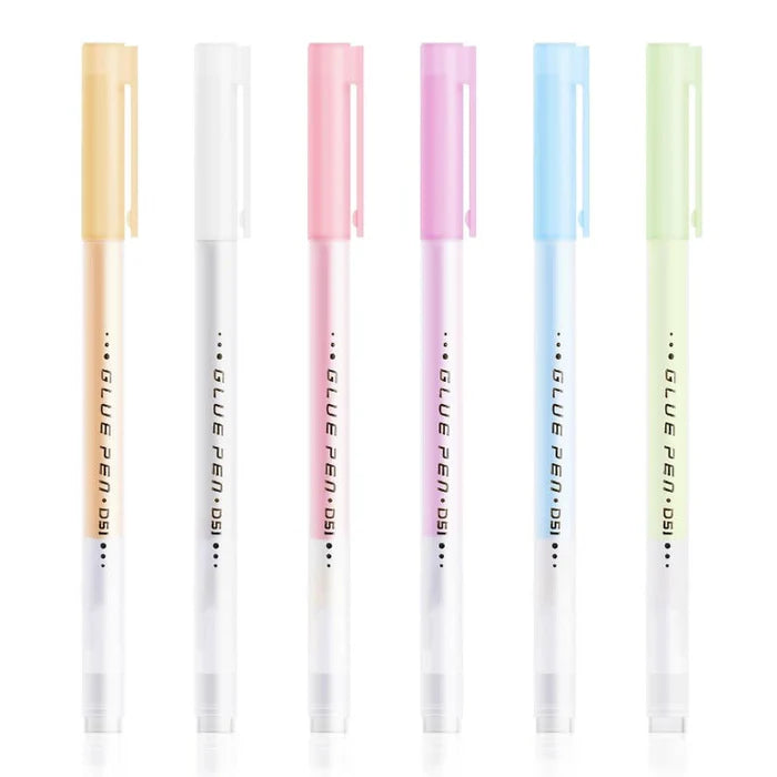 GLUE STICK SET X 6: LÁPICES DE PEGAMENTO 🖍️✨