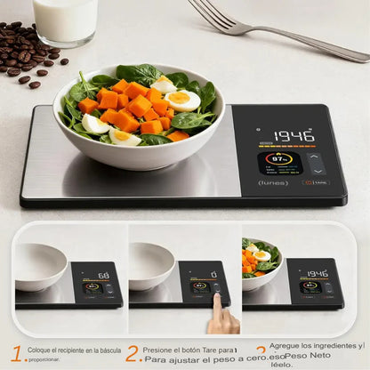 🥗 NUTRI-SMART: BÁSCULA INTELIGENTE DE ALIMENTOS🥗