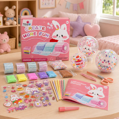 KIT CREATIVO DE SQUISHIES DE BURBUJAS 🌈🫧