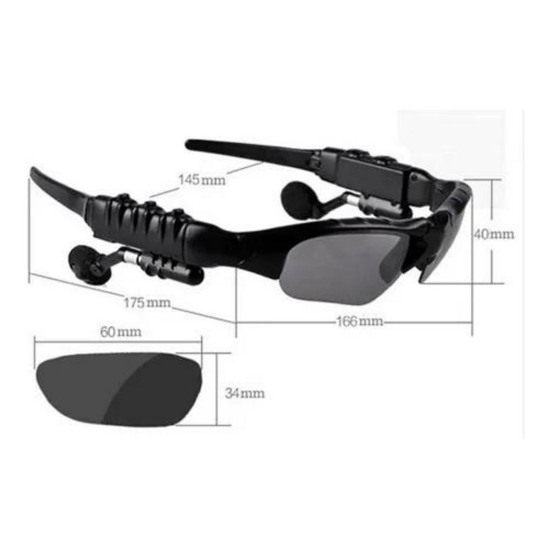 AUDIO GLASSES: LENTES CON AUDÍFONOS BLUETOOTH✨🎶