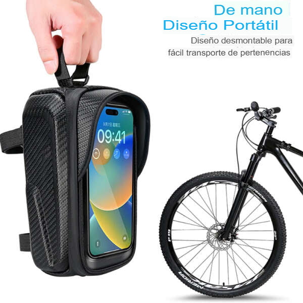 BIKEGUARD: BOLSO IMPERMEABLE PARA BICICLETA