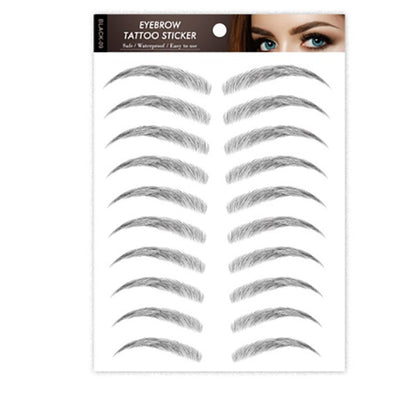 GLAMBROWS: ADHESIVO DE CEJAS TATUAJE 4D X10🔝🌟