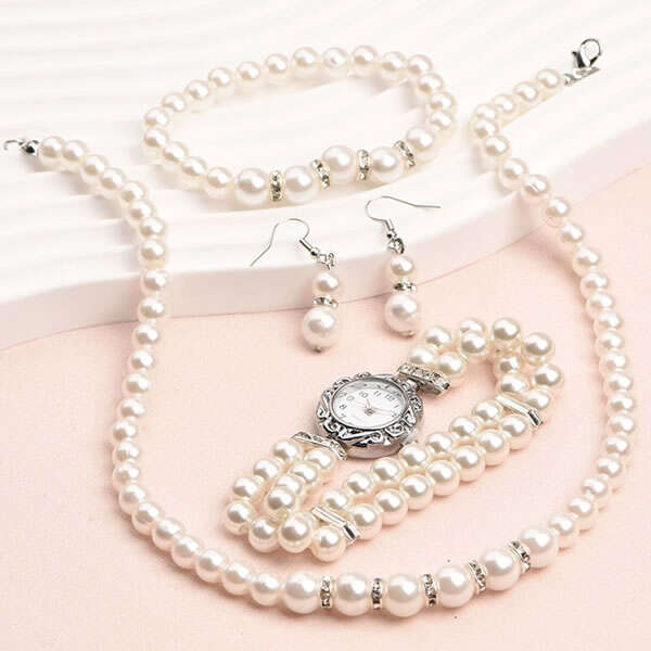 GLAMSET: SET RELOJ, MANILLA Y ARETES💍✨