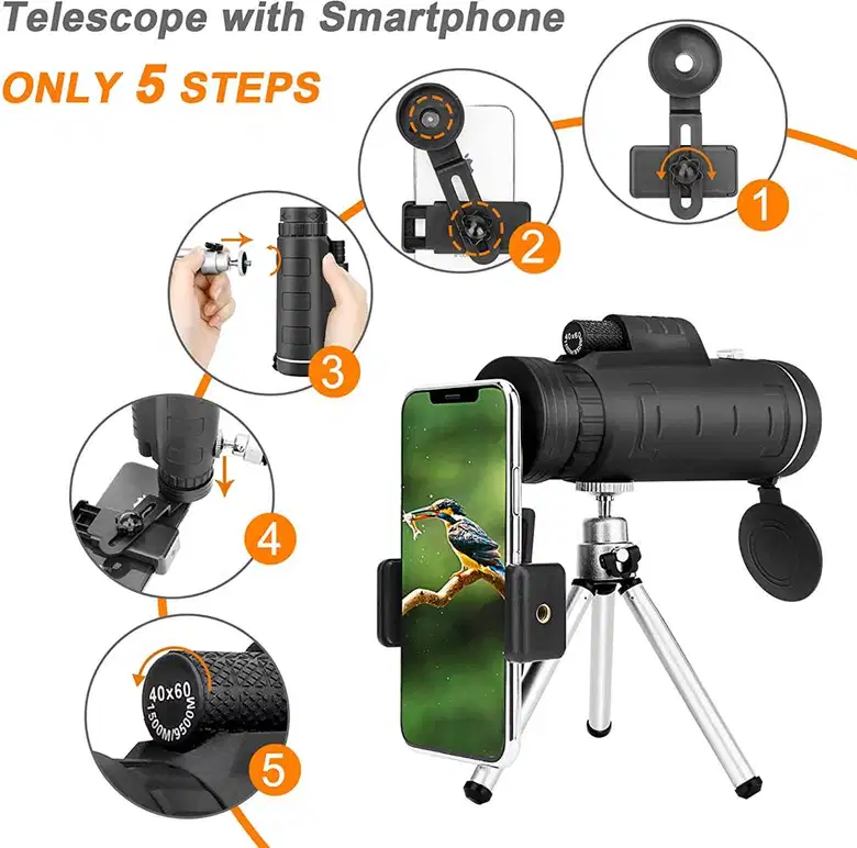 ZOOMMAX: TELESCOPIO PARA CELULAR 🔭📱