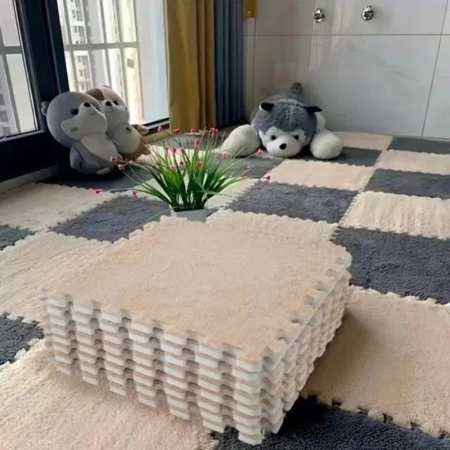 PUZZLE SOFT: ALFOMBRA A PRUEBA DE GOLPES 🧩✨ Incluye 16 und de 25cmx25cm