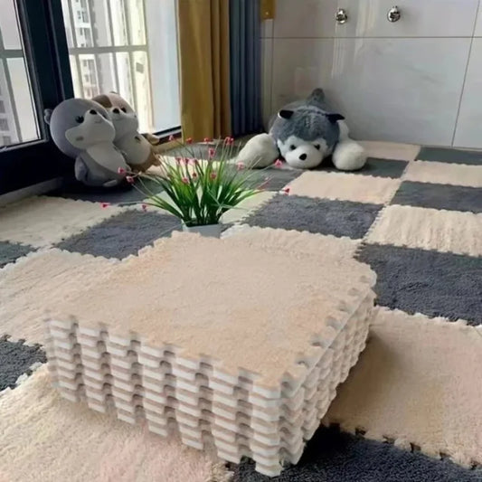 PUZZLE SOFT: ALFOMBRA A PRUEBA DE GOLPES 🧩✨ Incluye 16 und de 25cmx25cm