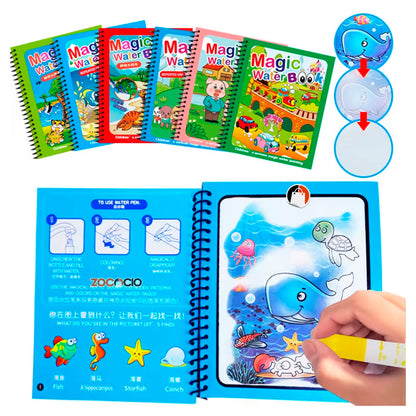 MAGI-BOOK: LIBRO MÁGICO PARA COLOREAR X4 📚🎨