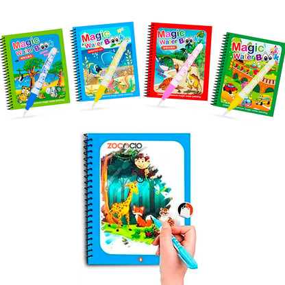 MAGI-BOOK: LIBRO MÁGICO PARA COLOREAR X4 📚🎨