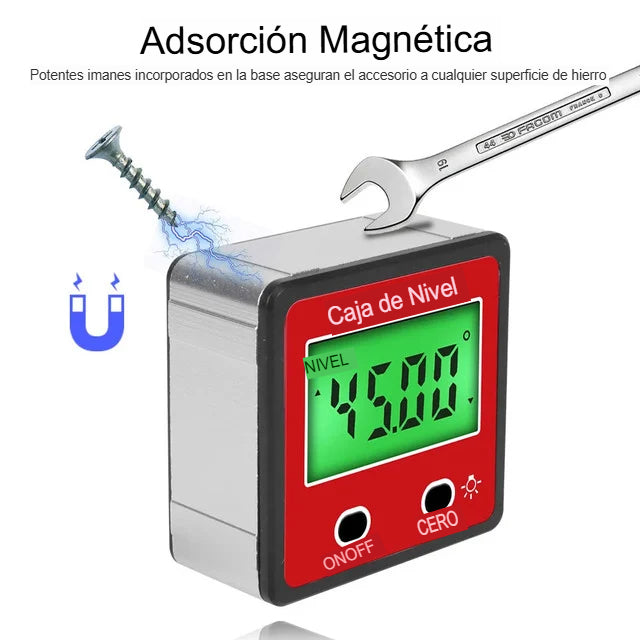 PRECISIONX: MEDIDOR DE ANGULOS DIGITAL 📐⚡