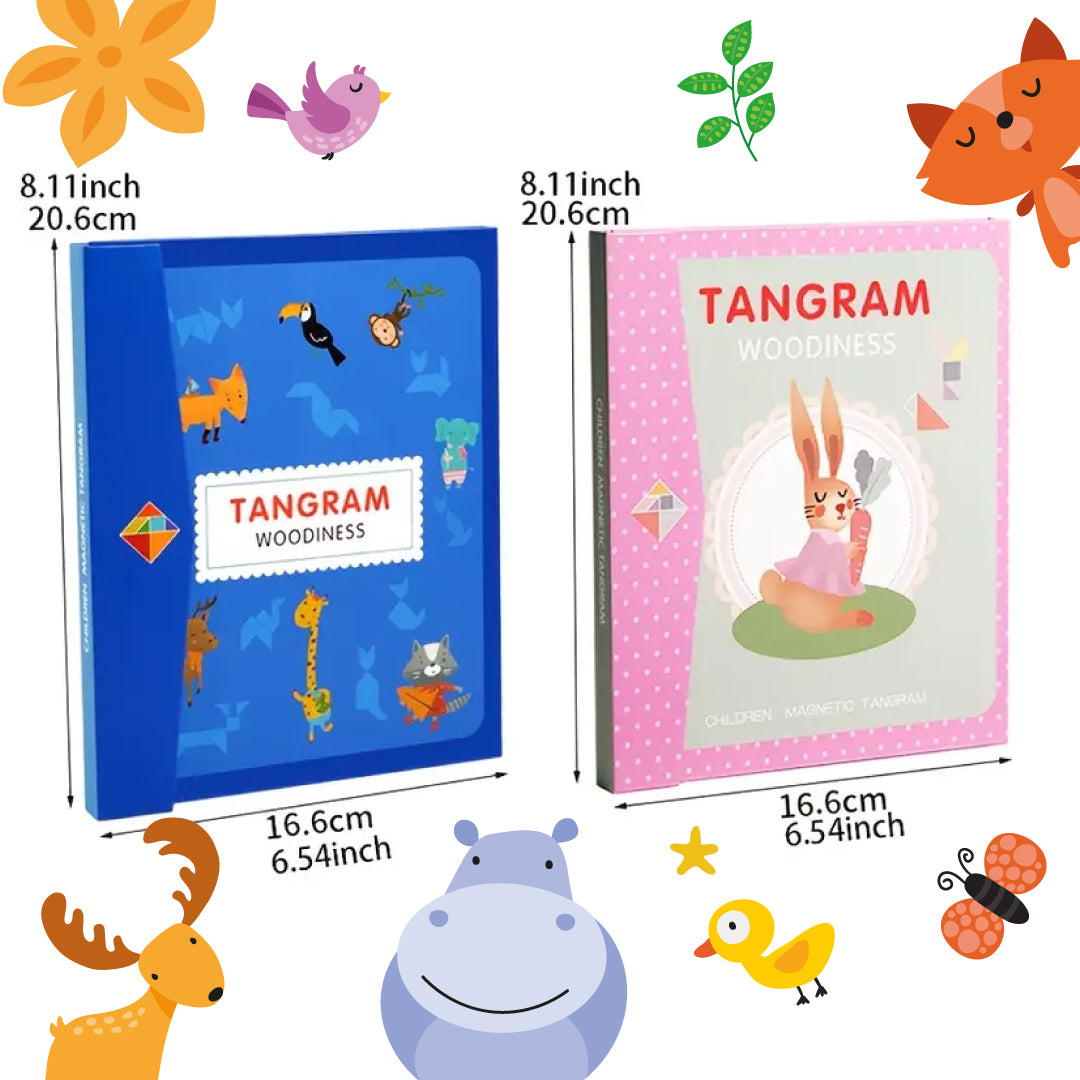 TANGRAM DIDÁCTICO MONTESSORI 🎨📚