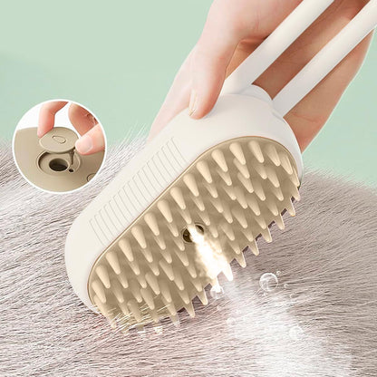 VAPOPET: CEPILLO A VAPOR PARA MASCOTAS 4 EN 1 🚿🐶