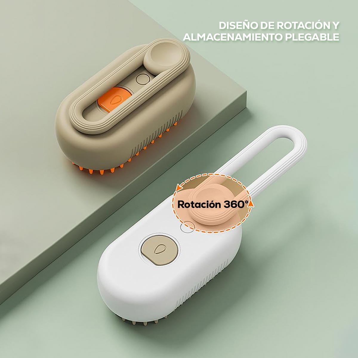 VAPOPET: CEPILLO A VAPOR PARA MASCOTAS 4 EN 1 🚿🐶