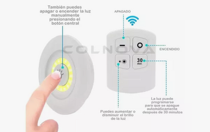 LUMISTICK: LÁMPARAS ADHESIVAS 💡