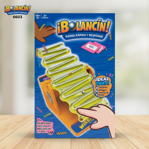 ¡BOLANCIN! 🏐 – El juego familiar para reír, pensar rápido y ganar equilibrio 🛝