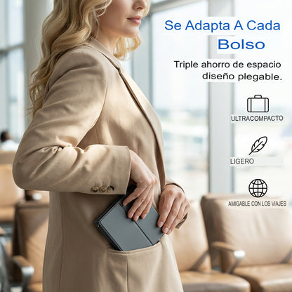 ⌨️ POCKET-TYPE: MINI TECLADO BLUETOOTH PLEGABLE ULTRADELGADO⌨️