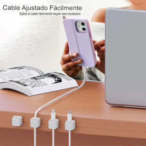 MAGNETICGRIP: ORGANIZADOR DE CABLES X6 🧲📎