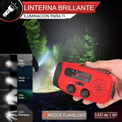 POWERWAVE: RADIO CON LINTERNA Y POWERBANK 📻🔦⚡