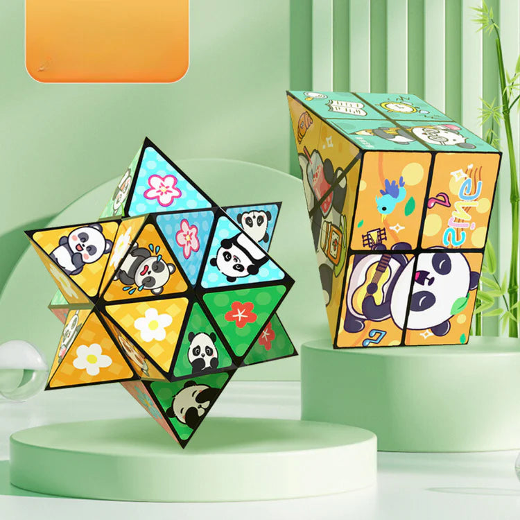 MAGICUBE-KIDS: CUBOS MÁGICOS PLEGABLES X6 🧩✨