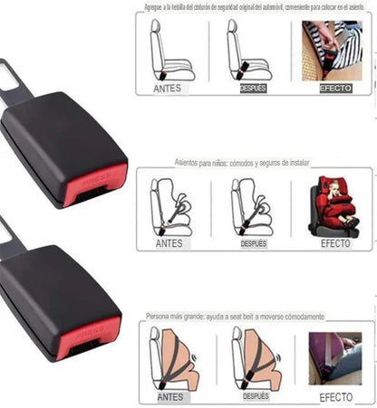 SET X2 EXTENSIÓN DE CINTURÓN UNIVERSAL 🚗✨