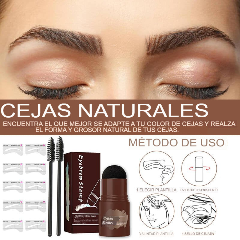 BROW PERFECT: SET DE PLANTILLA Y SELLO DE CEJAS👁️✨