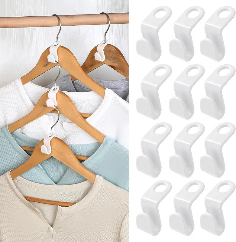 KIT X50 CLIPS EXTENSORES DE GANCHOS DE ROPA👕🪝