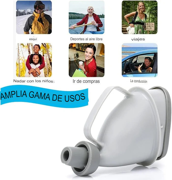 POCKET POTTY: ORINAL DE VIAJE PORTÁTIL 🧳✨