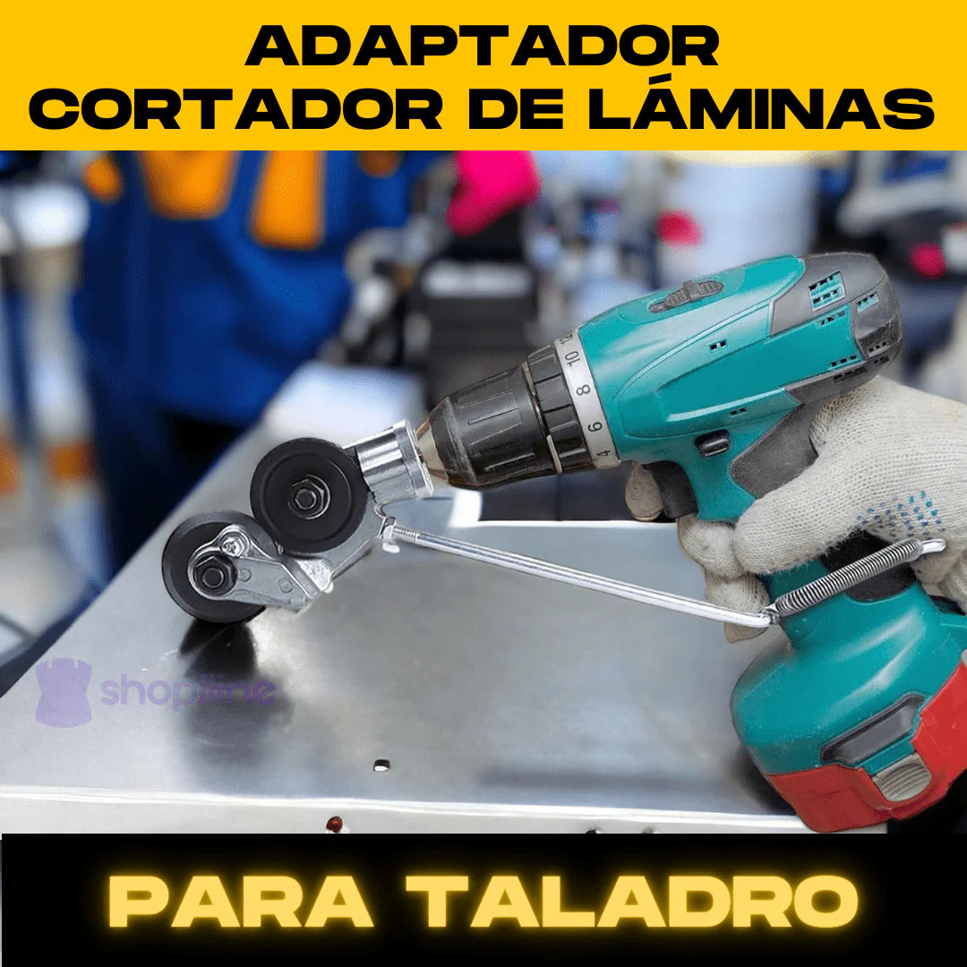 DRILLSLICE: ADAPTADOR PARA TALADRO-CORTADOR DE METAL🛠️✨
