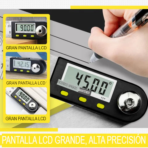 TECHMEASURE: REGLA MEDIDORA DE ANGULOS DIGITAL 📐✨