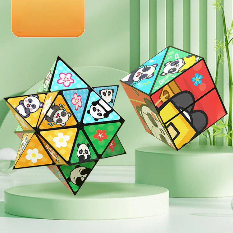 MAGICUBE-KIDS: CUBOS MÁGICOS PLEGABLES X6 🧩✨