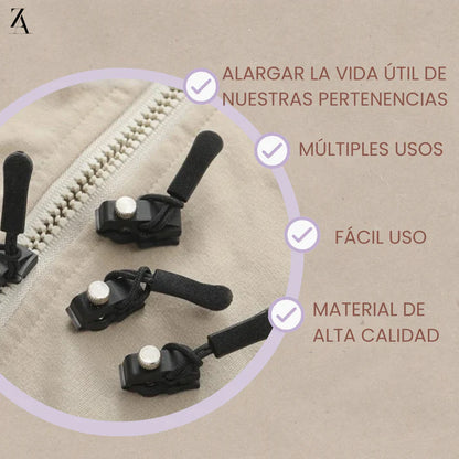 REPARAZIP: KIT REPARACIÓN CIERRES X 10 UNIDADES ⚡✨