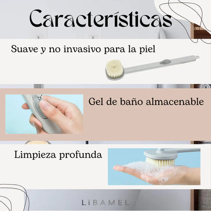 SHOWERBRUSH: CEPILLO DE DUCHA ERGONÓMICO 🚿🖌️