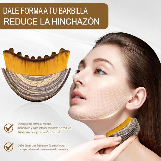 DRENAFACE SET X 2: CEPILLOS DE DRENAJE LINFÁTICO FACIAL🌿💧