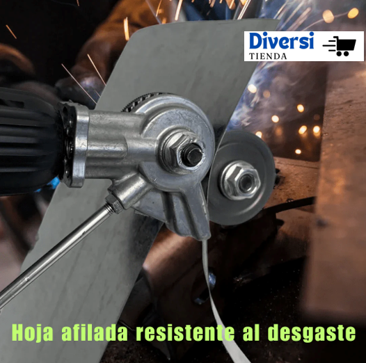 DRILLSLICE: ADAPTADOR PARA TALADRO-CORTADOR DE METAL🛠️✨
