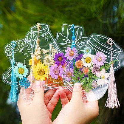 FLORAL SET X10: SEPARADOR DE LIBROS 🌻💎