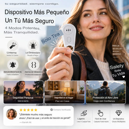 🔑🚨 LLAVERO 3 EN 1 CON ALARMA DE SEGURIDAD 🛡️✨