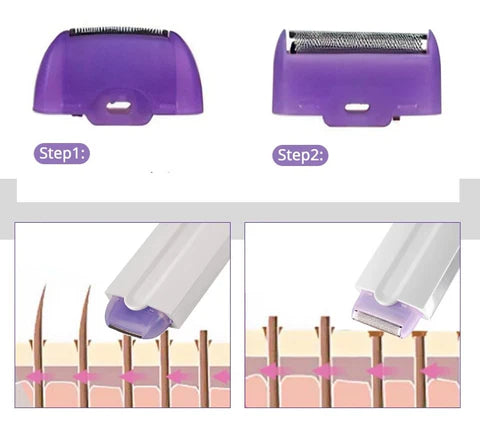 SILKTOUCH: DEPILADORA ELÉCTRICA RECARGABLE 💫⚡