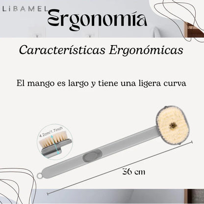 SHOWERBRUSH: CEPILLO DE DUCHA ERGONÓMICO 🚿🖌️