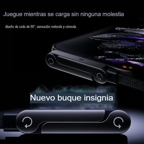 CHARGE PRO: CABLE 2 EN 1, CARGADOR Y SOPORTE 🔋📱