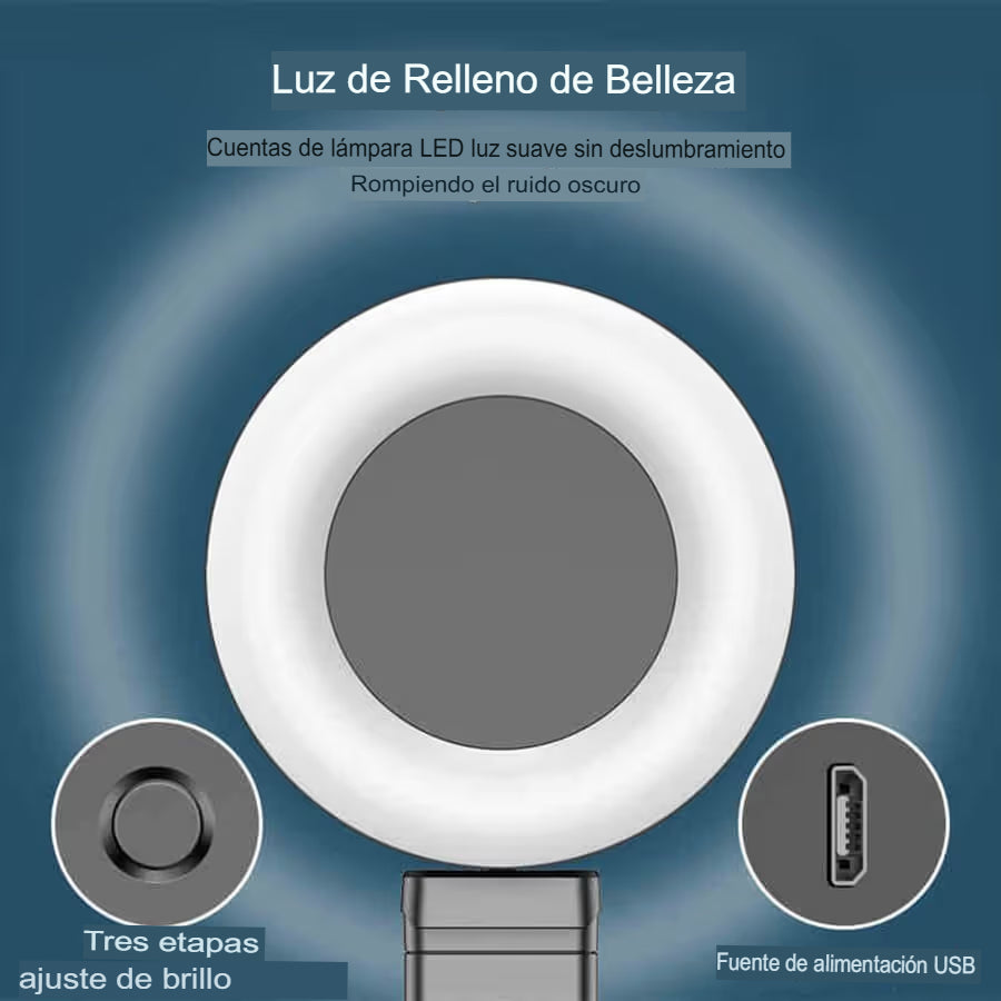 🤳📱 PALO DE SELFIE GIRATORIO CON CONTROL REMOTO 🔄✨