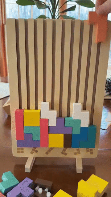 TETRIS DE MADERA 🧩🌈