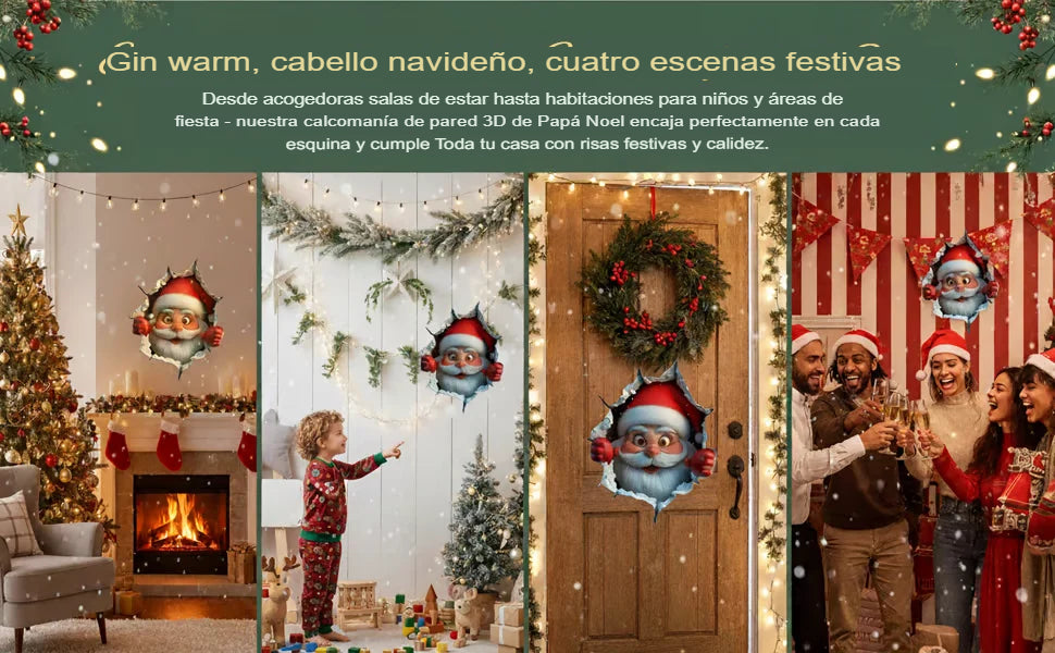 PROMO 2X1 PEGATINAS DE PAPÁ NOEL 🎅🎄