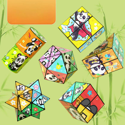 MAGICUBE-KIDS: CUBOS MÁGICOS PLEGABLES X6 🧩✨