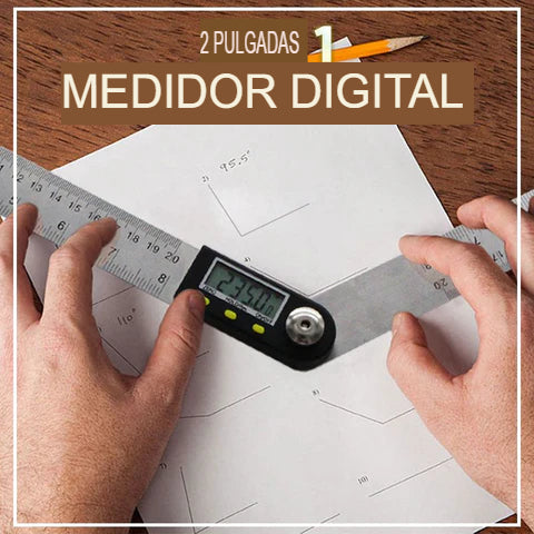 TECHMEASURE: REGLA MEDIDORA DE ANGULOS DIGITAL 📐✨
