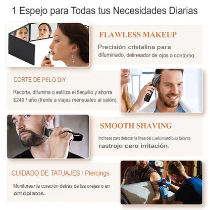 SET X 2 ESPEJO PLEGABLE 360✨