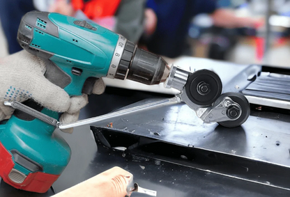 DRILLSLICE: ADAPTADOR PARA TALADRO-CORTADOR DE METAL🛠️✨