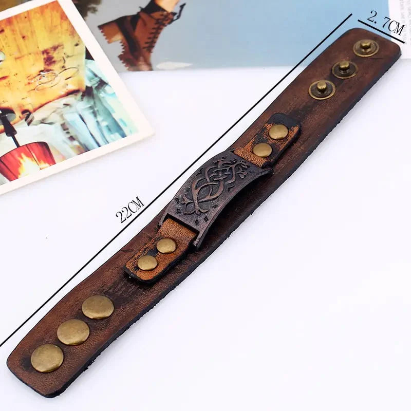 URBANBAND: PULSERA CUERO UNISEX 🌍✋