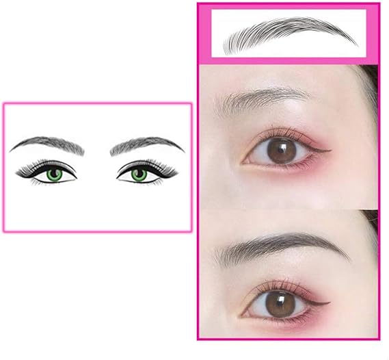 GLAMBROWS: ADHESIVO DE CEJAS TATUAJE 4D X10🔝🌟