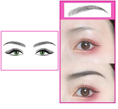 GLAMBROWS: ADHESIVO DE CEJAS TATUAJE 4D X10🔝🌟